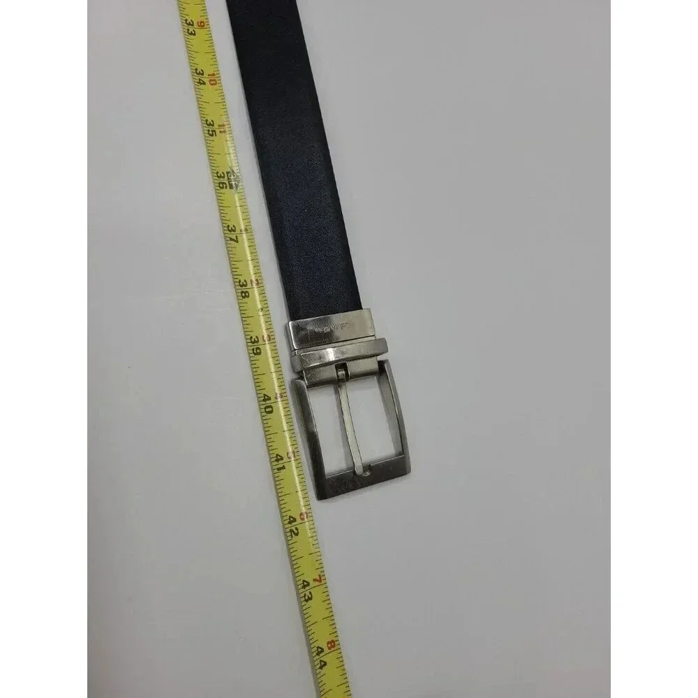 Calvin Klein Belt Men's Revesible Smooth Leather Black and Brown Size 34